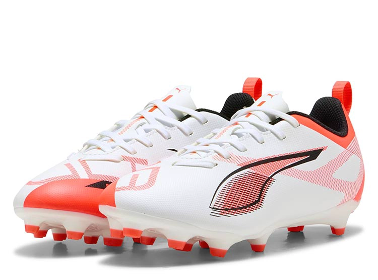 ZAPATILLAS NIÑO PUMA FÚTBOL BLANCO ULTRA 5 PLAY FG/AG - 2