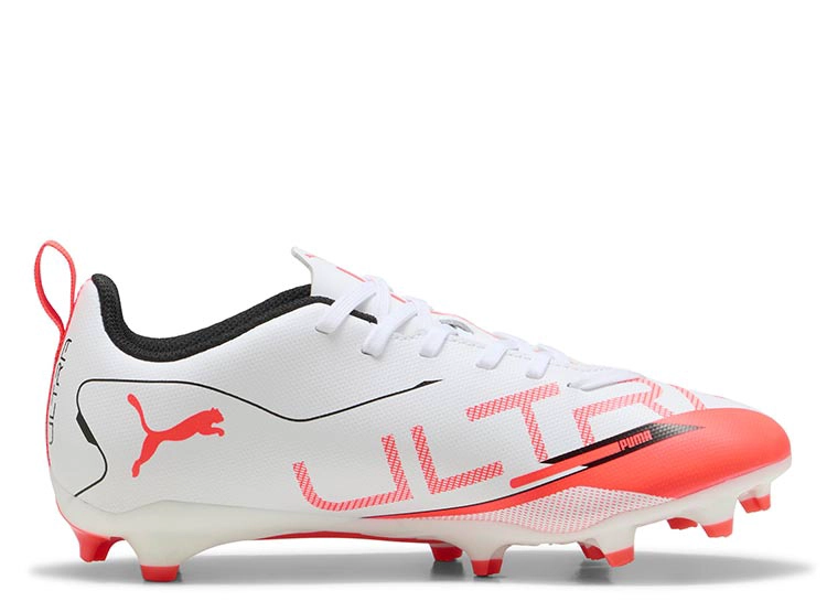 ZAPATILLAS NIÑO PUMA FÚTBOL BLANCO ULTRA 5 PLAY FG/AG - 3
