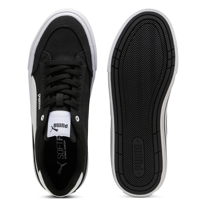 ZAPATILLAS UNISEX PUMA URBANAS NEGRO COURT CLASSIC VULC - 4