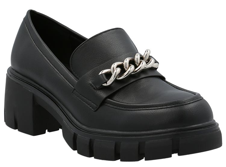 MOCASINES MUJER AZALEIA NEGRO LEEDS - 2