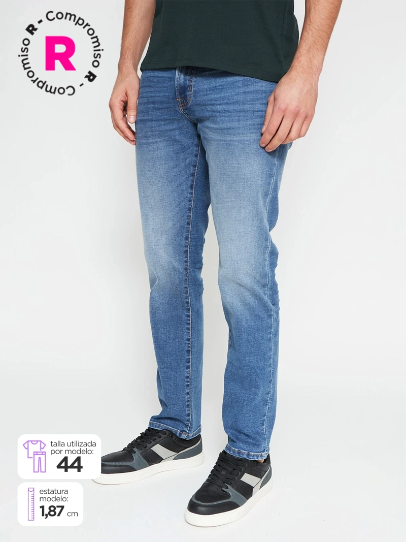 JEANS ALGODÓN SLIM HOMBRE AEROPOSTALE BÁSICO