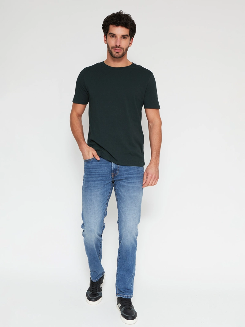 JEANS ALGODÓN SLIM HOMBRE AEROPOSTALE BÁSICO - 4