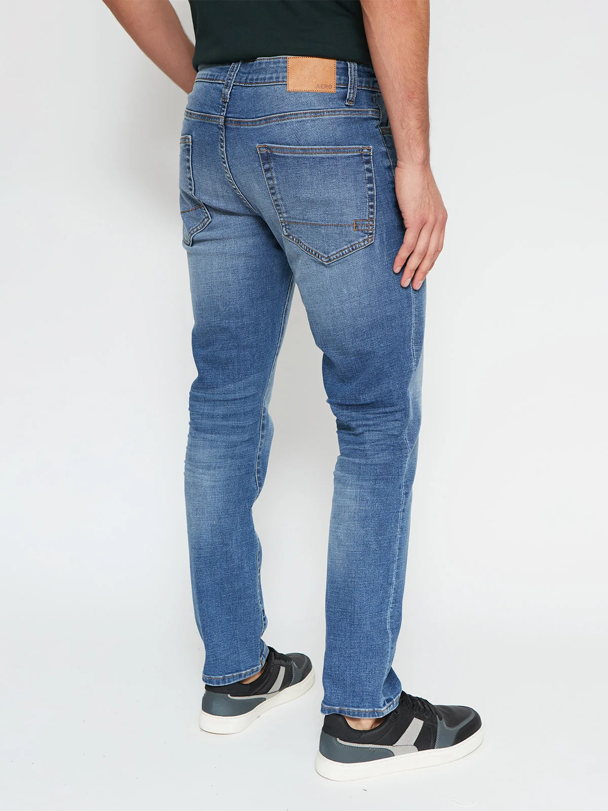 JEANS ALGODÓN SLIM HOMBRE AEROPOSTALE BÁSICO - 2