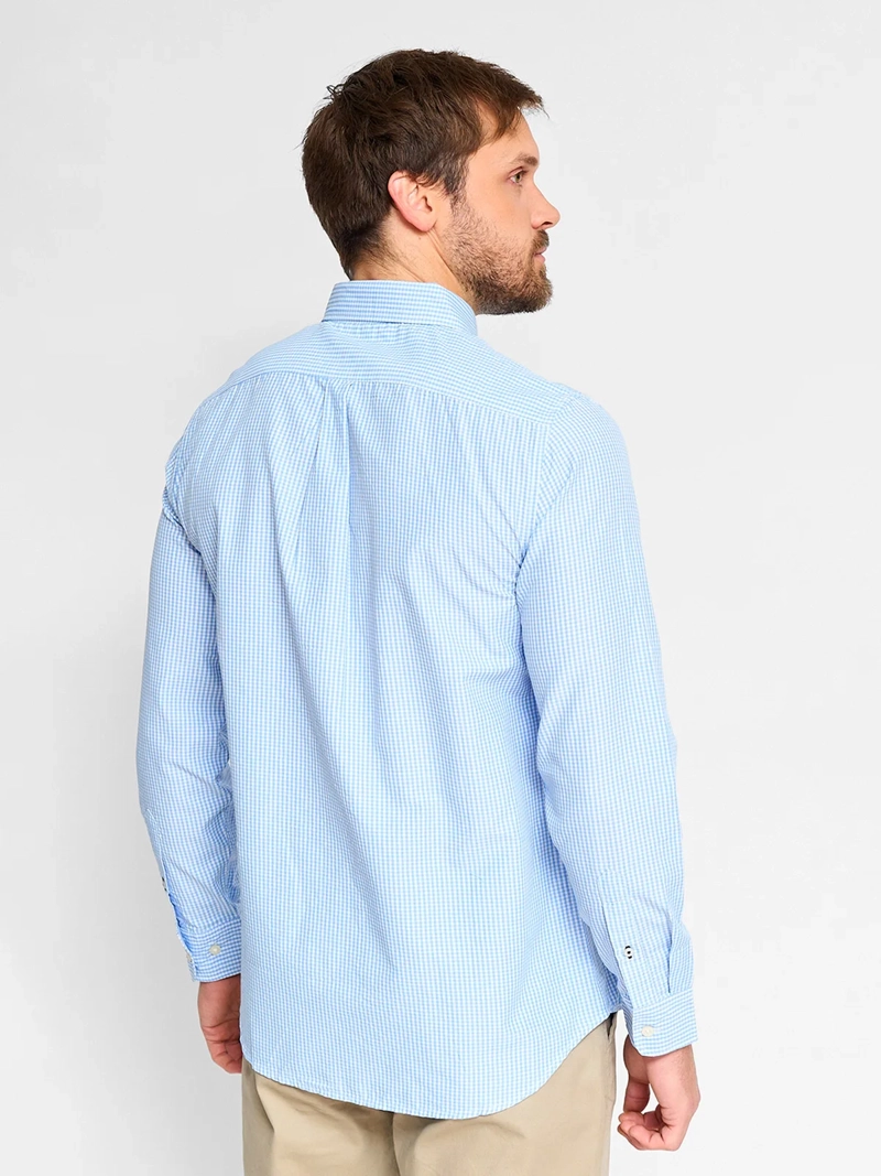 CAMISA MANGA LARGA ALGODÓN HOMBRE KENNETH STEVENS CUADROS - 2