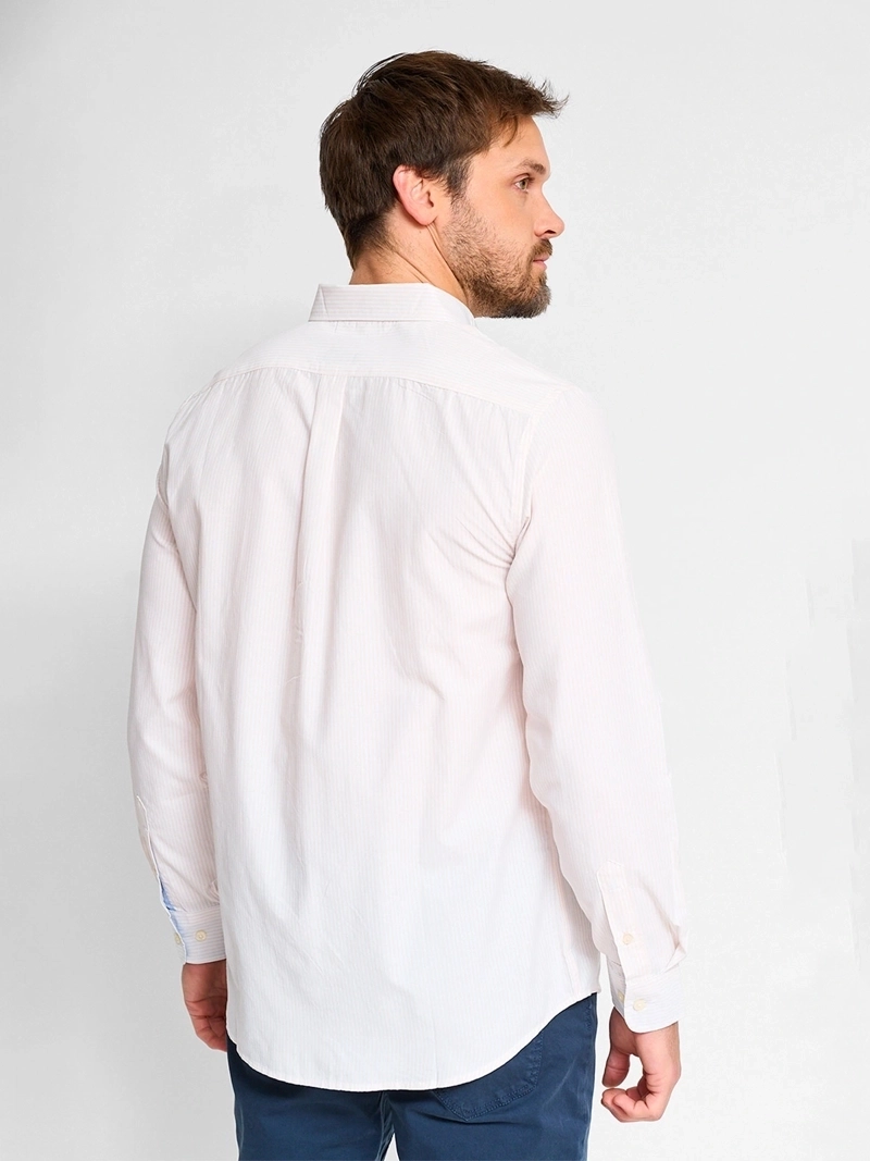 CAMISA MANGA LARGA ALGODÓN HOMBRE KENNETH STEVENS LÍNEAS - 2