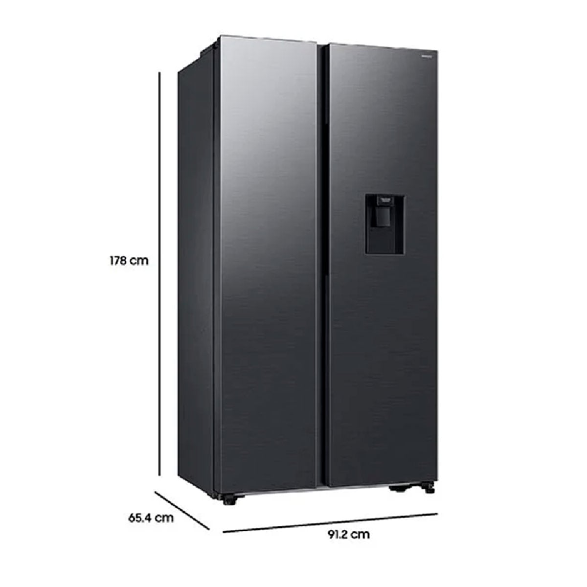 REFRIGERADOR SIDE BY SIDE SAMSUNG RS57DG4100B4 578L NO FROST NEGRO - 2