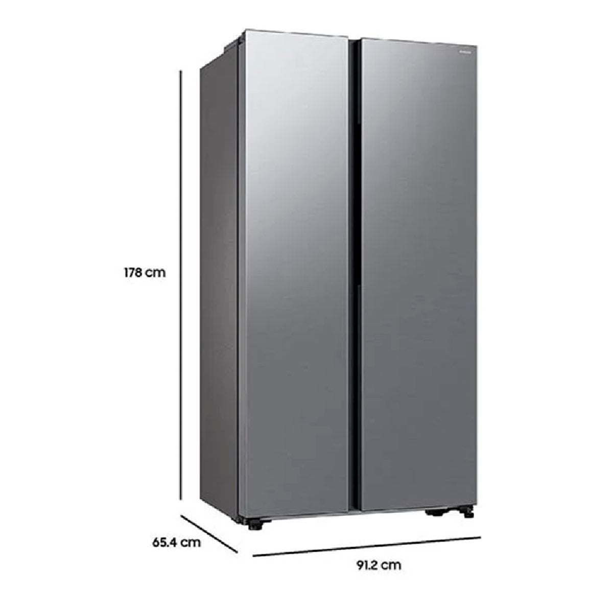 REFRIGERADOR SIDE BY SIDE SAMSUNG RS57DG4000M9 564L NO FROST ACERO - 2