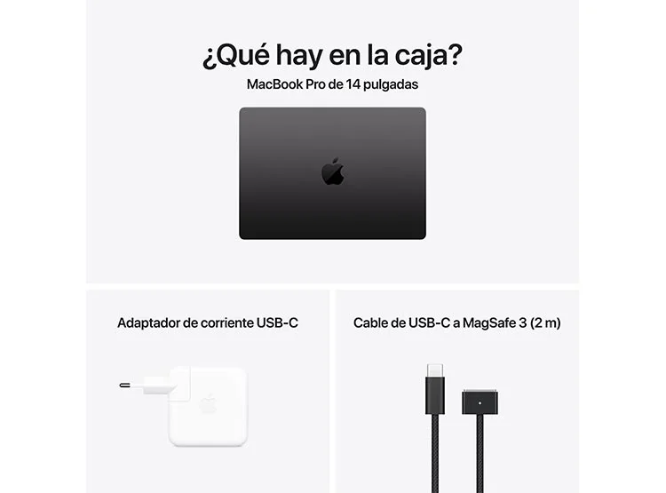 MACBOOK PRO M4 (CPU 10NUC Y GPU 10NUC) 16GB RAM 512GB SSD 14.2" Negro, foto 9