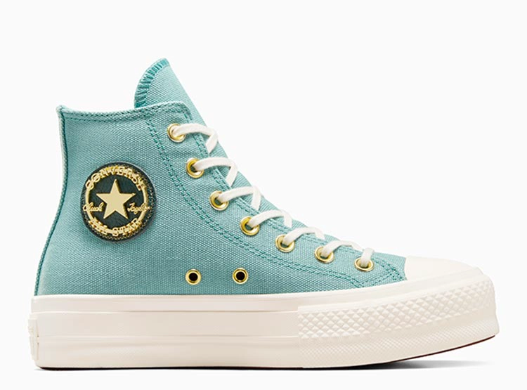 ZAPATILLAS MUJER CONVERSE URBANAS CELESTE CHUCK TAYOR ALL STAR LIFT - 1