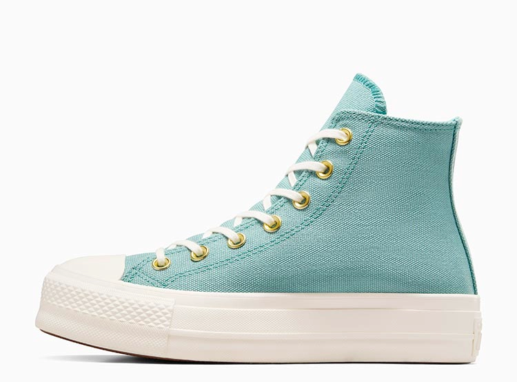 ZAPATILLAS MUJER CONVERSE URBANAS CELESTE CHUCK TAYOR ALL STAR LIFT - 2