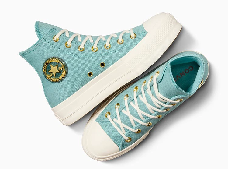 ZAPATILLAS MUJER CONVERSE URBANAS CELESTE CHUCK TAYOR ALL STAR LIFT - 3