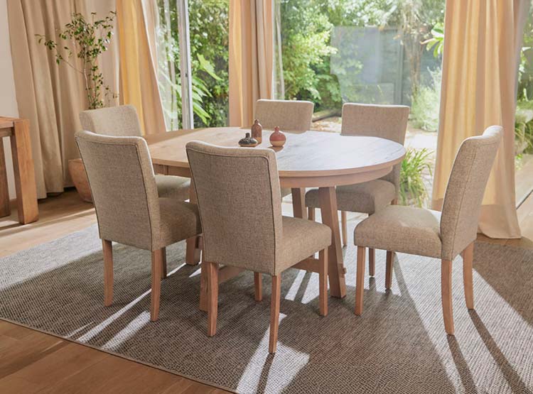 JUEGO DE COMEDOR CIC PRESTON EXTENSIBLE 6S - 10