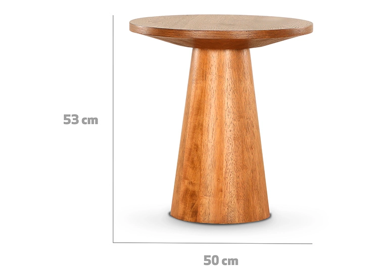 MESA DE CENTRO CIC BLACKBURN 50CM ROBLE - 5