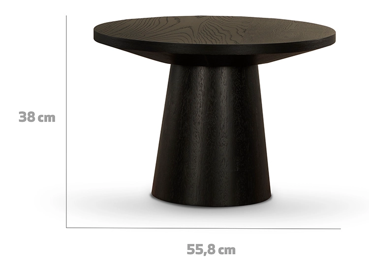 MESA DE CENTRO CIC BLACKBURN 55CM NEGRO - 5