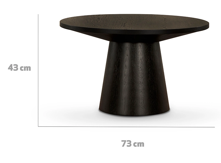 MESA DE CENTRO CIC BLACKBURN 73CM NEGRO - 5