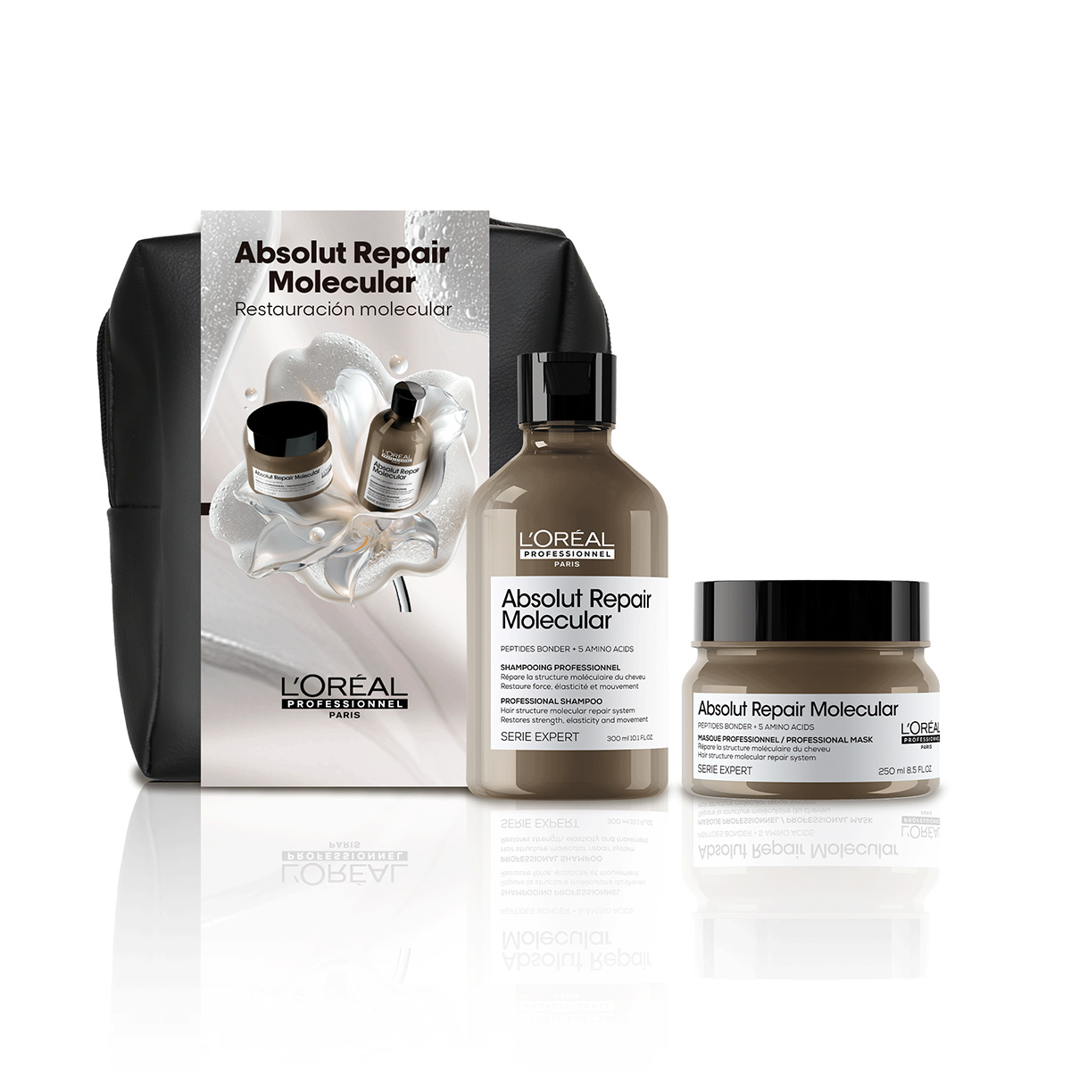 SET PROFESIONAL CABELLO LOREAL REPARACIÓN DE DAÑO SHAMPOO 300ML +