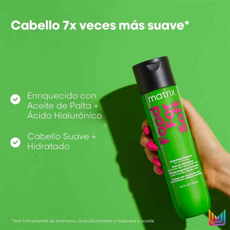 SET CABELLO MATRIX SHAMPOO HIDRATANTE FOOD FOR SOFT SECO 300 ML + ACEITE HIDRATANTE FOOD FOR SOFT 50 ML - 2