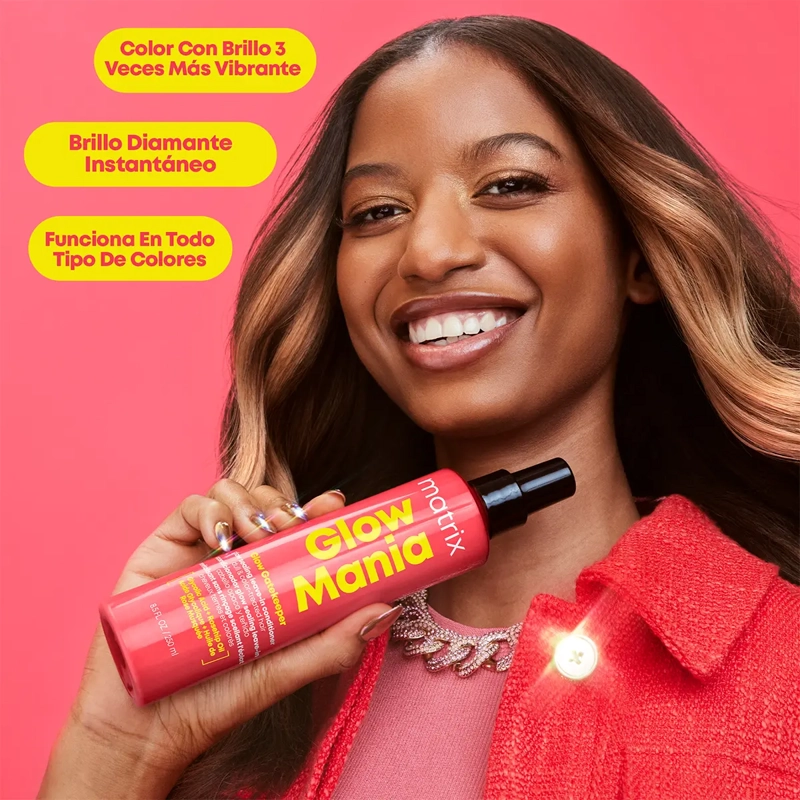 TRATAMIENTO CABELLO MATRIX 250 ML LEAV IN PROTECCIÓN DEL COLOR GLOW MANIA - 2