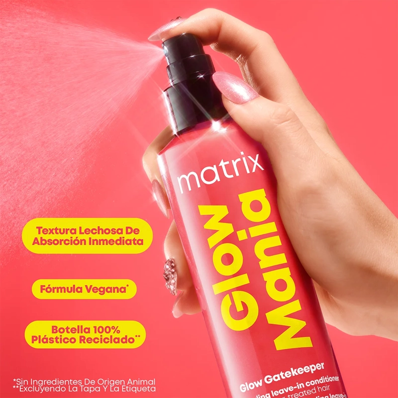 TRATAMIENTO CABELLO MATRIX 250 ML LEAV IN PROTECCIÓN DEL COLOR GLOW MANIA - 6