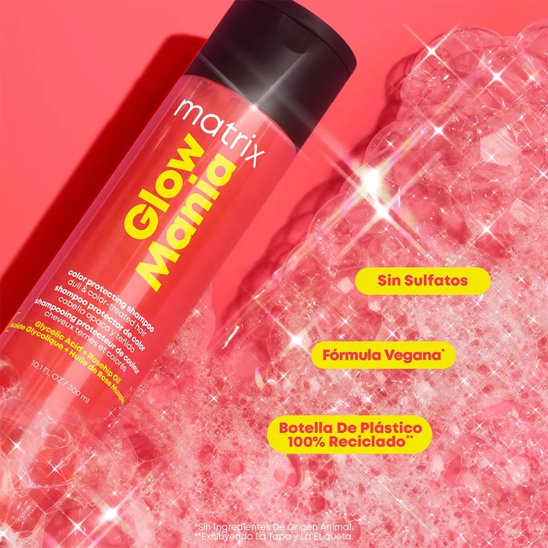 SHAMPOO MATRIX 300 ML PROTECCIÓN DE COLOR GLOW MANIA - 2