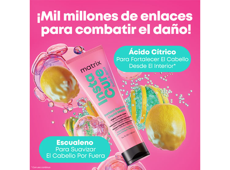 MÁSCARA REPARACIÓN CABELLO DAÑADO MATRIX INSTACURE BUILD A BOND 250 ML - 5