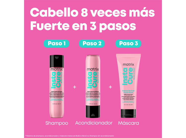 MÁSCARA REPARACIÓN CABELLO DAÑADO MATRIX INSTACURE BUILD A BOND 250 ML - 6