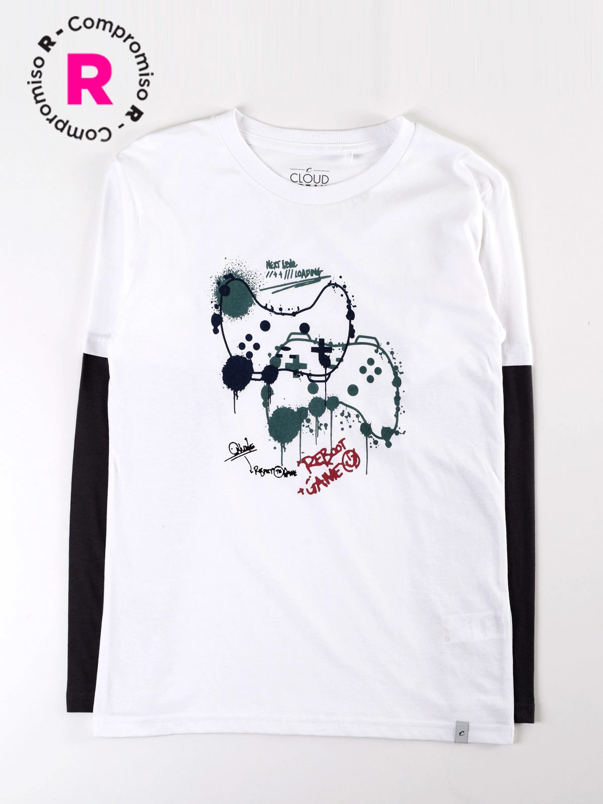 POLERA MANGA LARGA NIÑO CLOUDBREAK