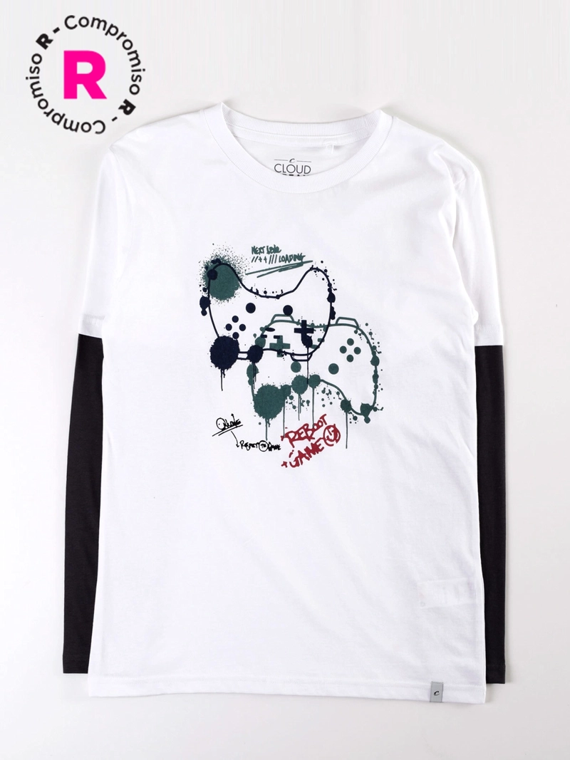 POLERA MANGA LARGA NIÑO CLOUDBREAK