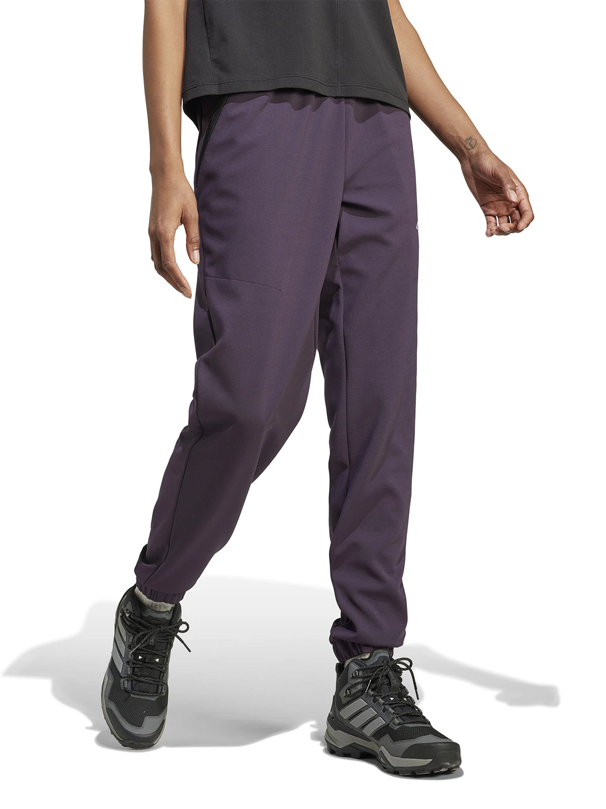 PANTALÓN DE BUZO HOMBRE ADIDAS JF3698 MORADO TERREX MULTI TEJIDO - 1