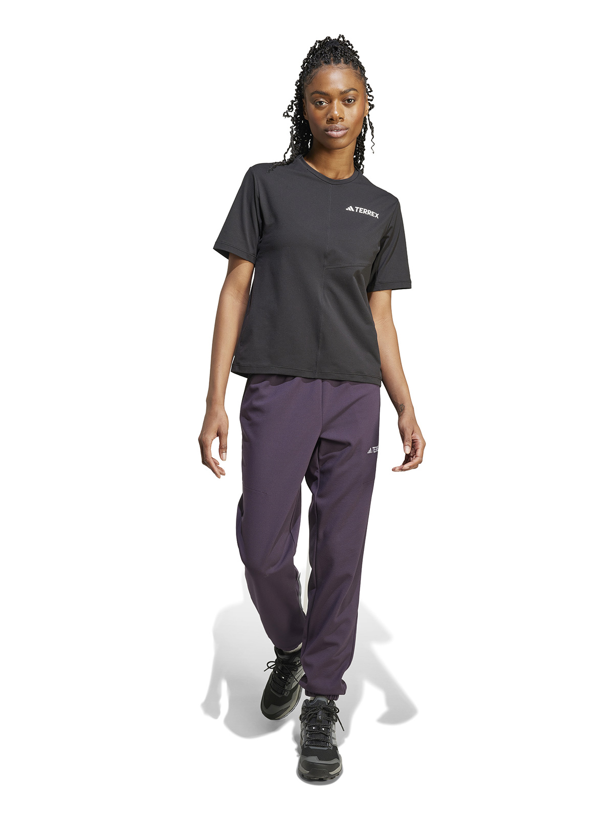 PANTALÓN DE BUZO HOMBRE ADIDAS JF3698 MORADO TERREX MULTI TEJIDO - 6