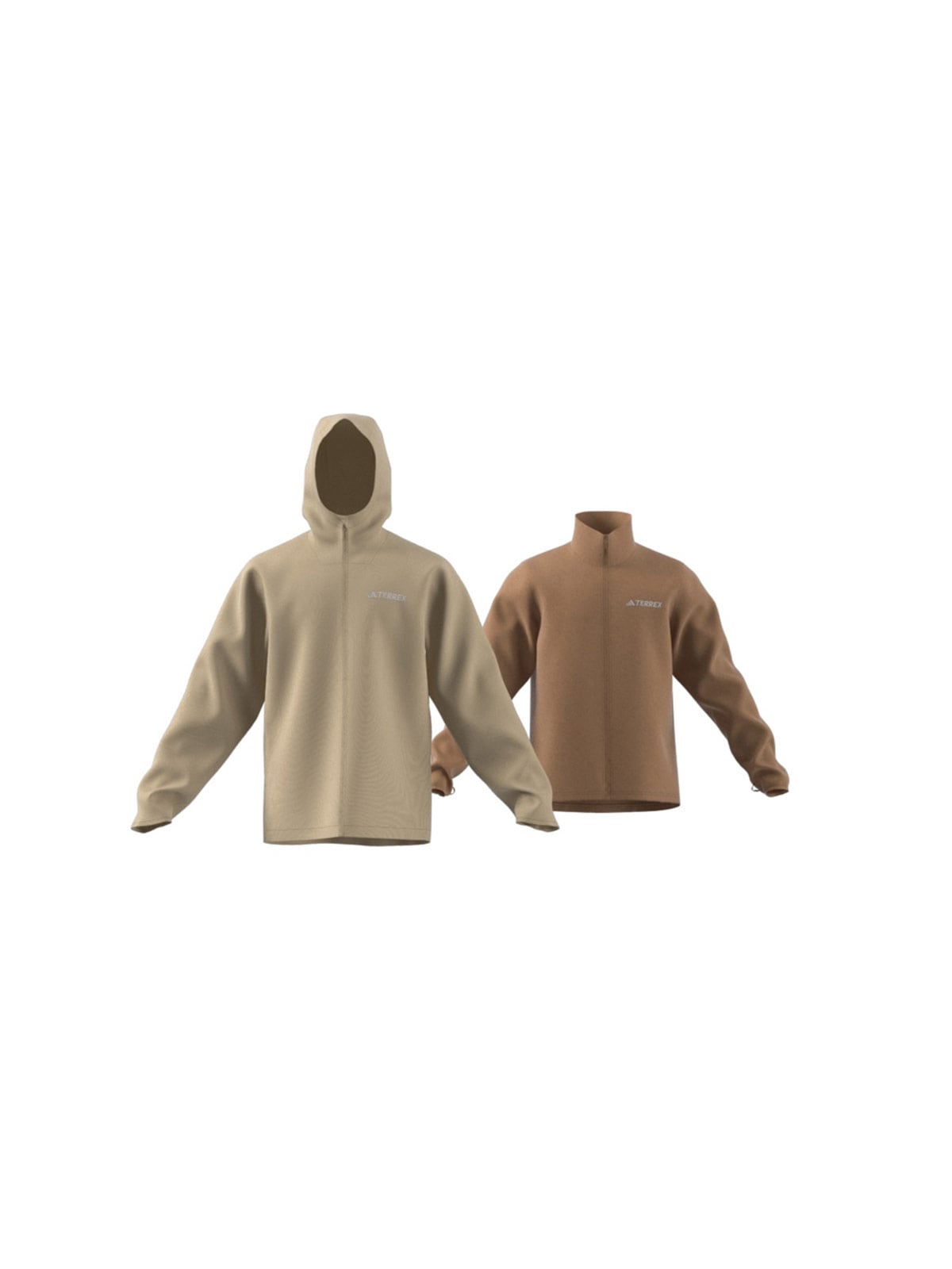 CHAQUETA HOMBRE ADIDAS JM8699 CAFE IMPERMEABLE TERREX MULTI ESSENTIALS 3 EN 1 - 1