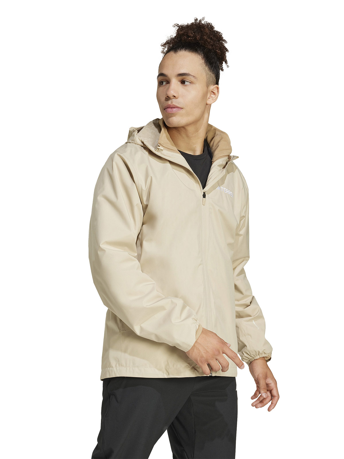 CHAQUETA HOMBRE ADIDAS JM8699 CAFE IMPERMEABLE TERREX MULTI ESSENTIALS 3 EN 1 - 3