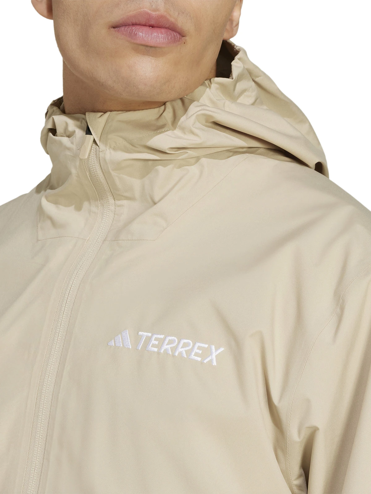 CHAQUETA HOMBRE ADIDAS JM8699 CAFE IMPERMEABLE TERREX MULTI ESSENTIALS 3 EN 1 - 5