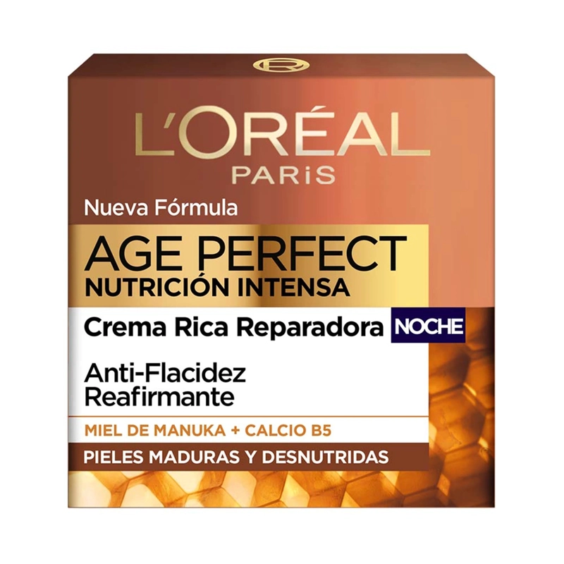 CREMA ANTIEDAD LOREAL 50 ML NOCHE AGE PERFECT NUTRICIÓN INTENSA - 1