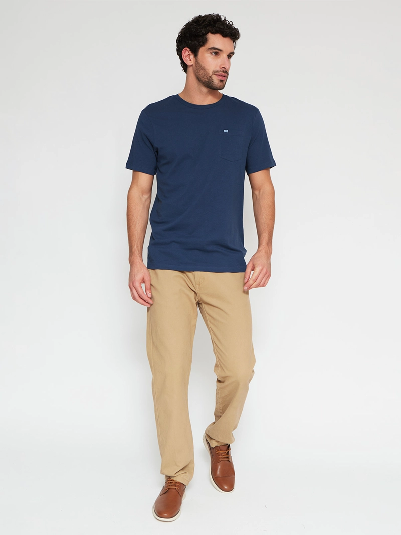 POLERA HOMBRE REGATTA CUELLO REDONDO MANGA CORTA ALGODÓN - 4