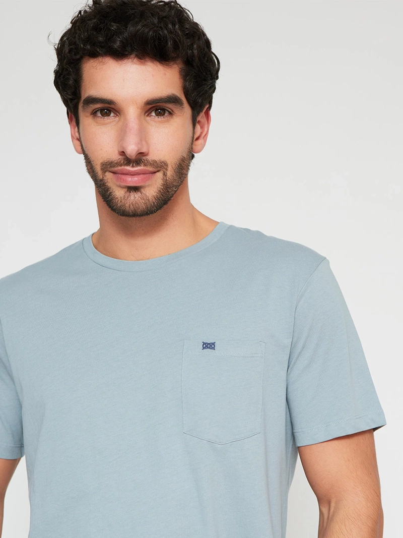 POLERA HOMBRE REGATTA CUELLO REDONDO MANGA CORTA ALGODÓN - 3