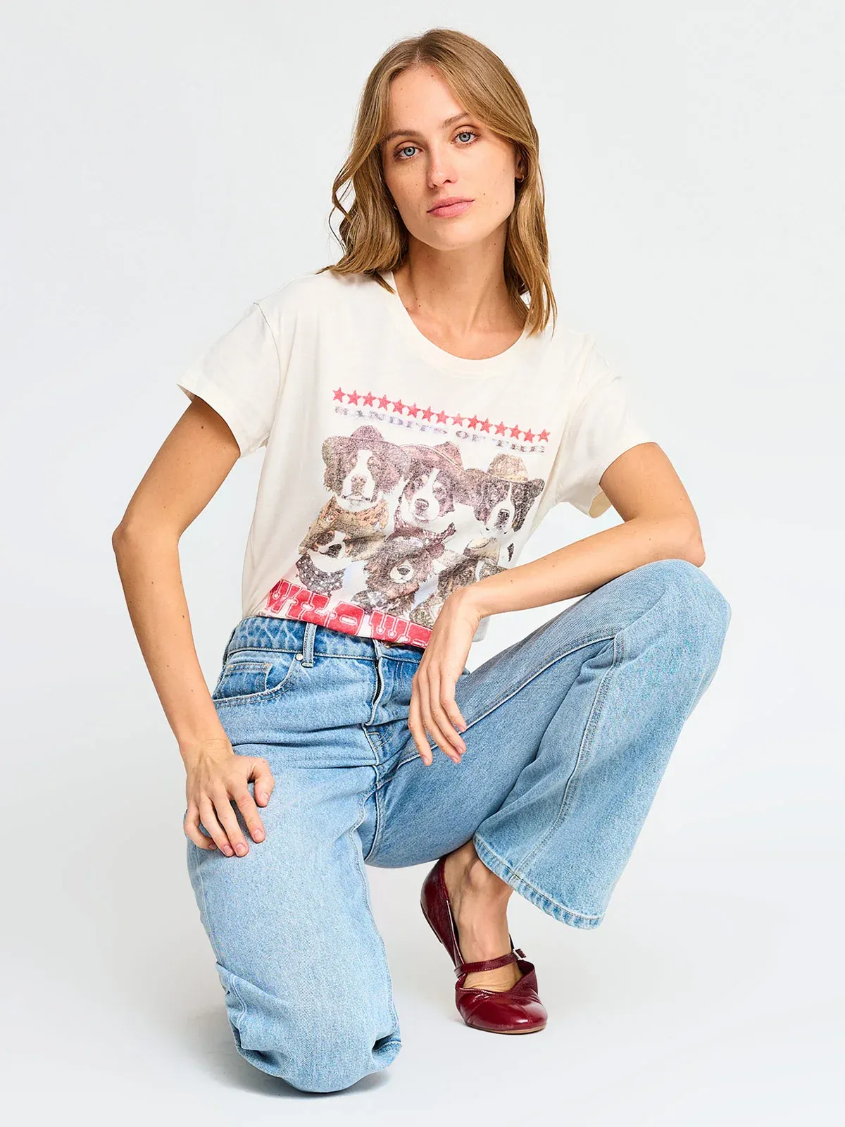 POLERA MANGA CORTA ALGODÓN MUJER INDEX ESTAMPADO - 4