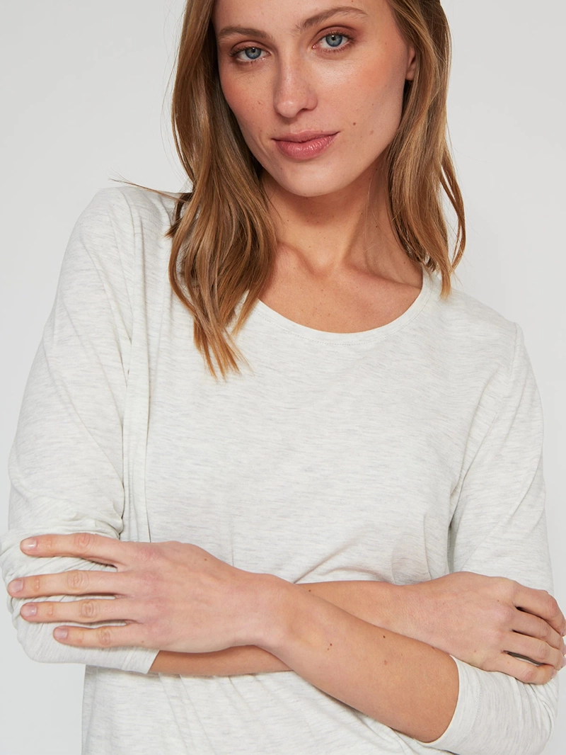 POLERA MANGA LARGA ALGODÓN MUJER MARQUIS - 3