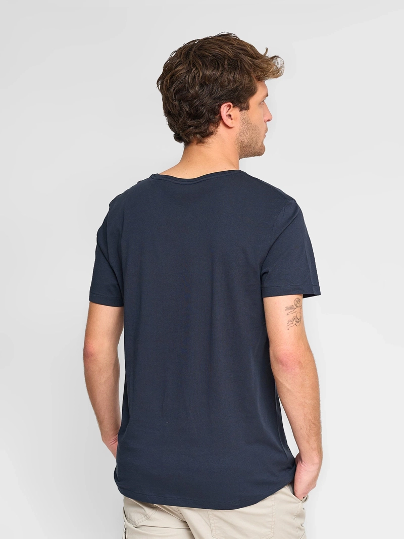 POLERA MANGA CORTA ALGODÓN HOMBRE INDEX CUELLO EN V - 2