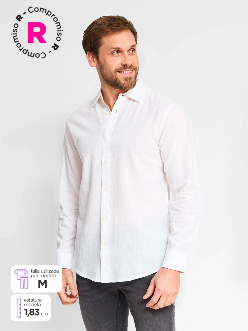 CAMISA MANGA LARGA ALGODÓN HOMBRE PEPE JEANS - 1