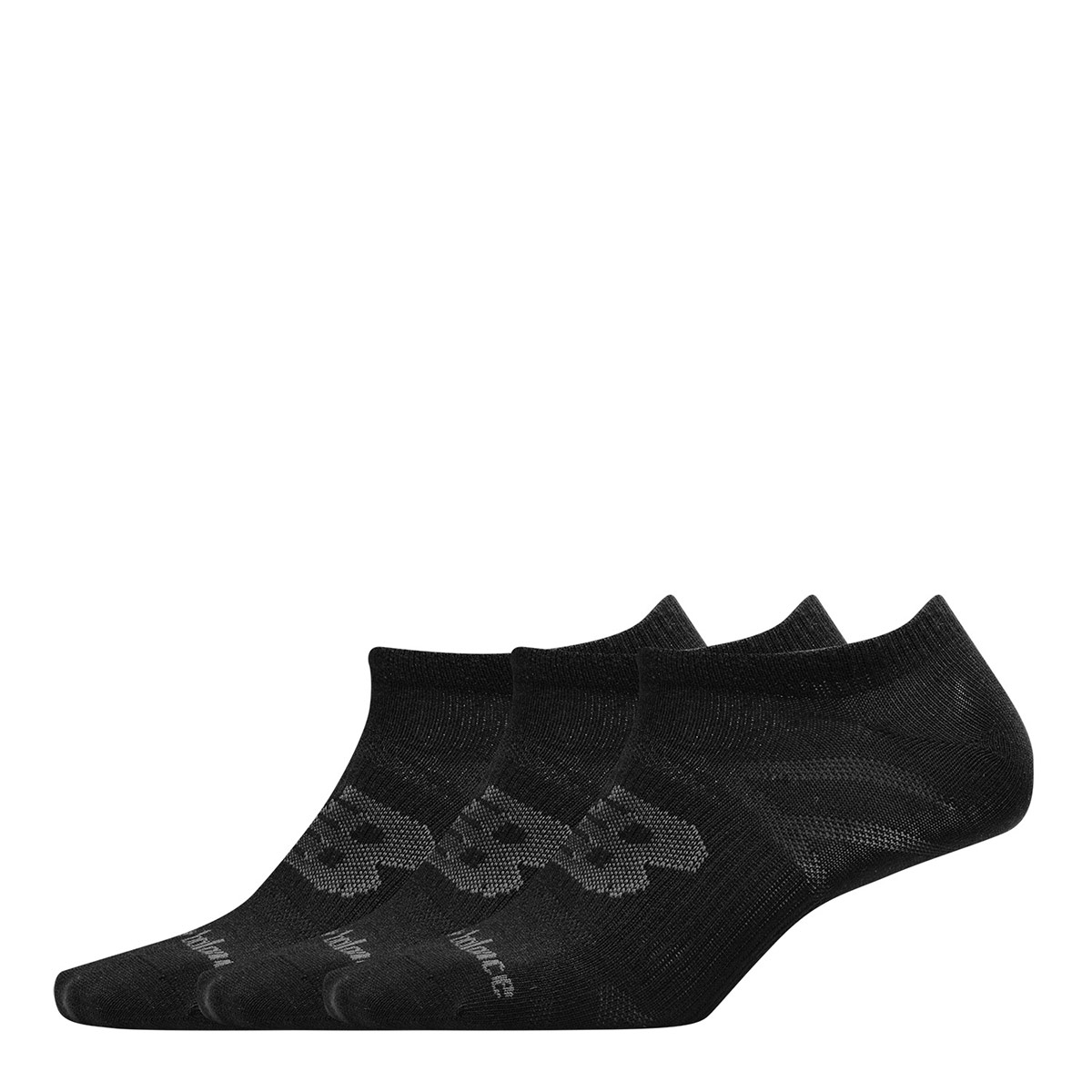 SET NEW BALANCE NO SHOW NEGRO 6 PARES DE CALCETINES - 1