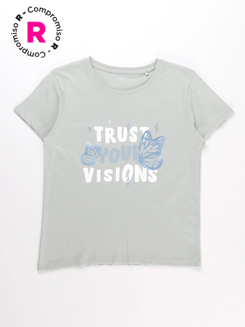 POLERA MANGA CORTA NIÑA INDEX PRINT - 1