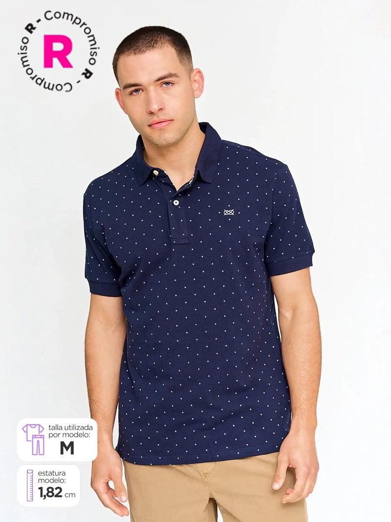 POLERA HOMBRE REGATTA MANGA CORTA ALGODÓN PIQUÉ