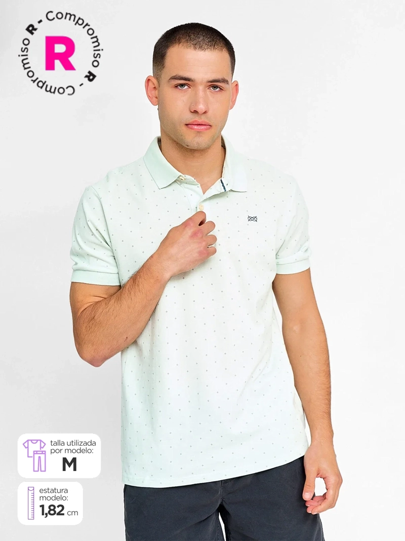 POLERA HOMBRE REGATTA MANGA CORTA ALGODÓN PIQUÉ