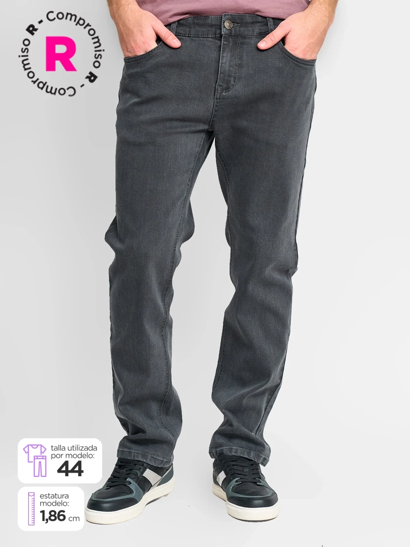 JEANS HOMBRE INDEX REGULAR ALGODÓN - 1