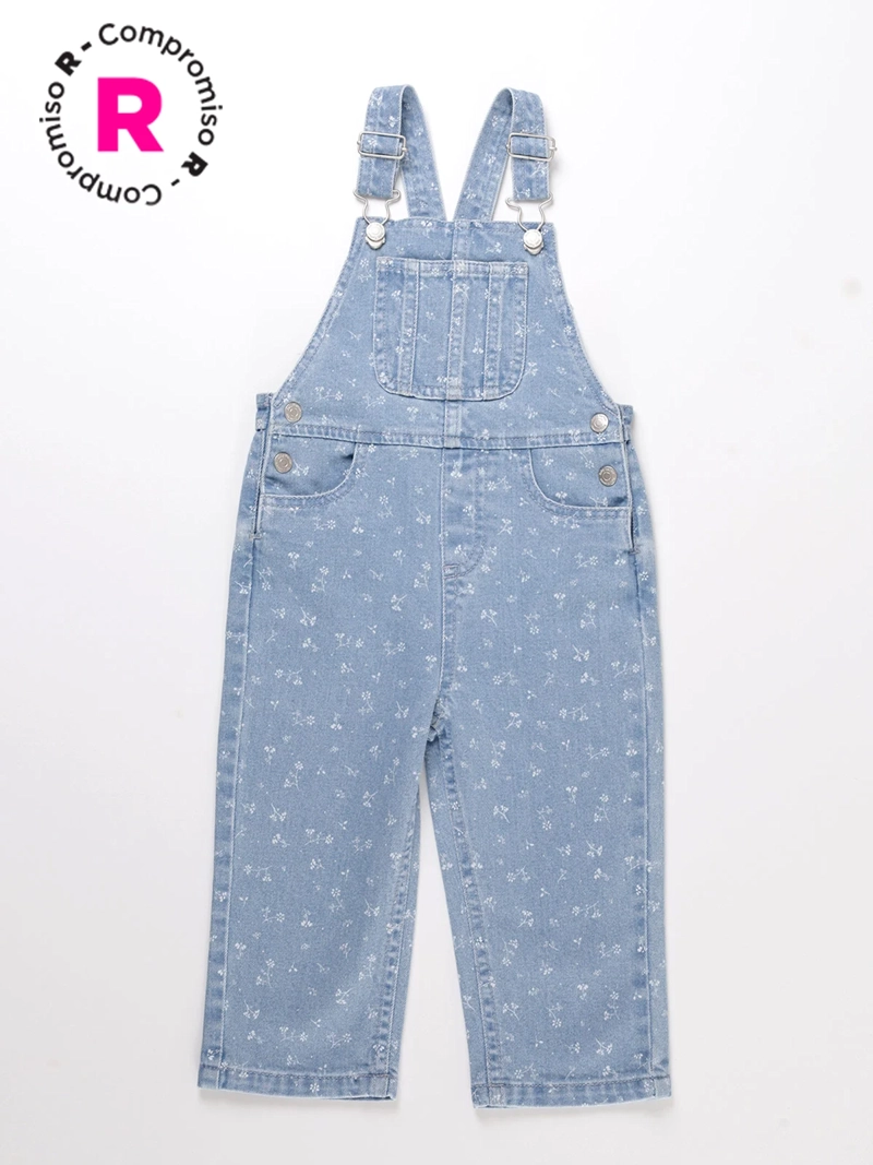 JARDINERA PANTALÓN NIÑA BABY HARVEST CELESTE - 1