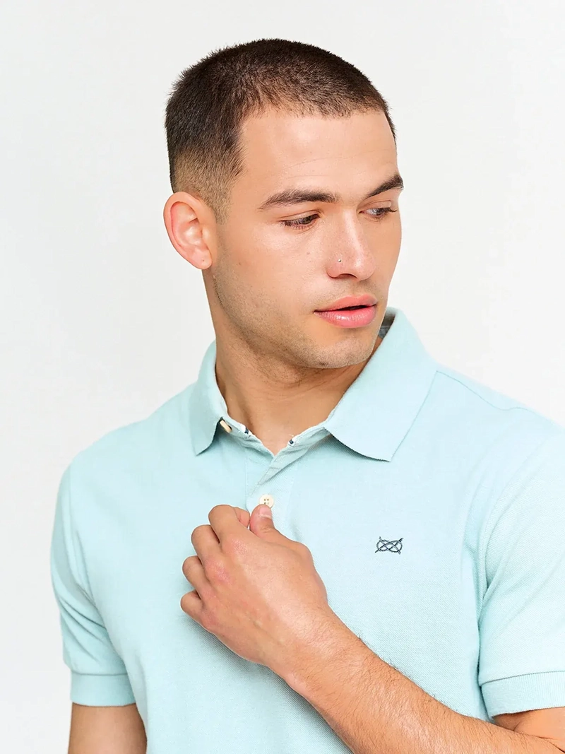 POLERA HOMBRE REGATTA MANGA CORTA ALGODÓN PIQUÉ AGUA BÁSICA - 3