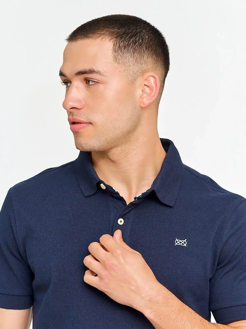 POLERA HOMBRE REGATTA MANGA CORTA ALGODÓN PIQUÉ AGUA BÁSICA - 3