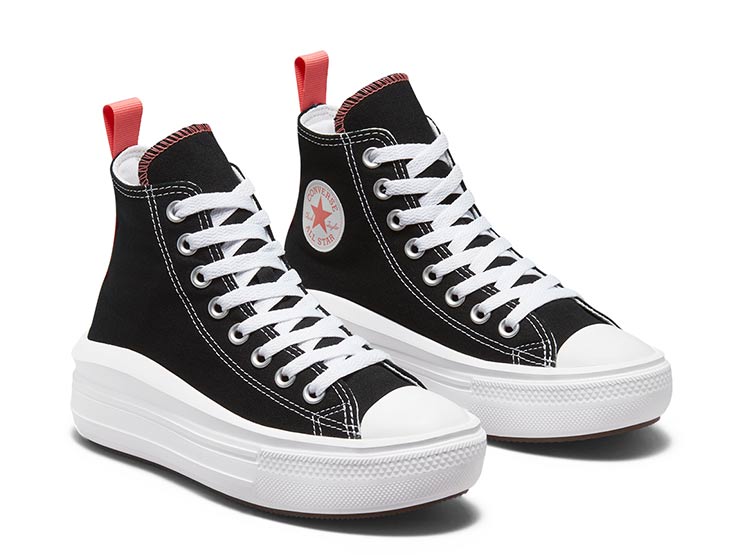 ZAPATILLAS UNISEX CONVERSE CASUALES NEGRO CHUCK TAYLOR ALL STAR MOVE - 2