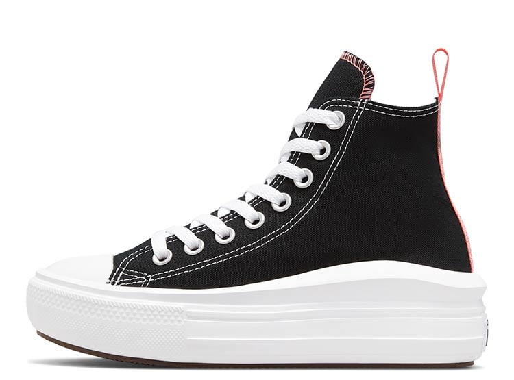 ZAPATILLAS UNISEX CONVERSE CASUALES NEGRO CHUCK TAYLOR ALL STAR MOVE - 3